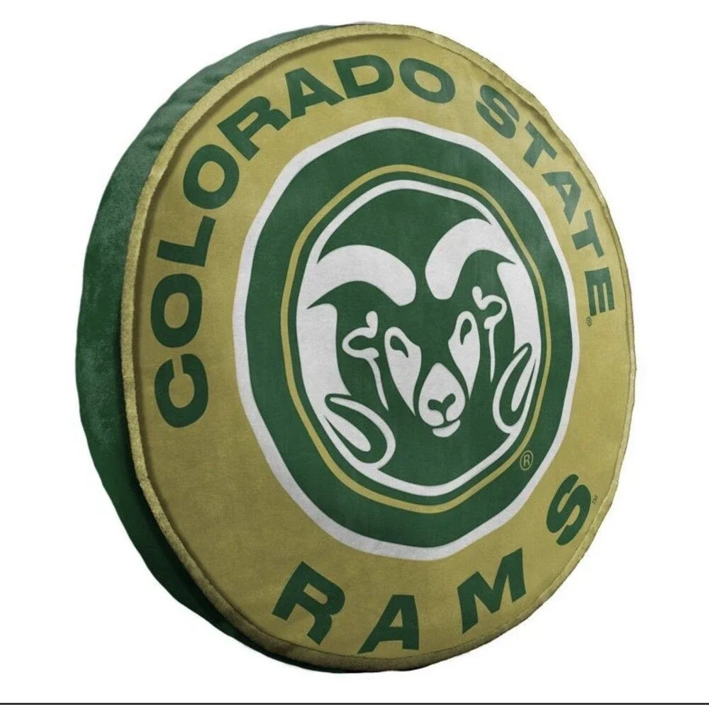 Colorado State Rams Plush Round Pillow 15”